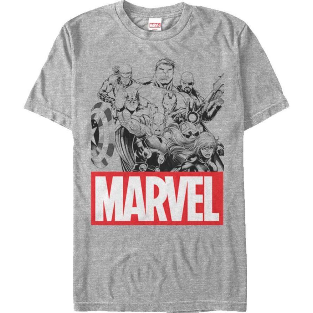 Marvel Avengers Group Sketch Tshirt